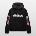 XRSON Graffiti - DRKSXDE “Red X” Logo - Black Hoodie